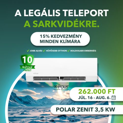 Polar Zenit (SIEH0035SDZ-SO1H0035SDZ) oldalfali monosplit klíma (3,5 kW)