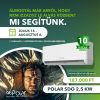 Polar Optimum (SIEH0025SDO-SO1H0025SDO) oldalfali monosplit klíma (2,5 kW) 