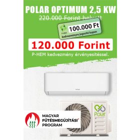 Polar Optimum (SIEH0025SDO-SO1H0025SDO) oldalfali monosplit klíma (2,5 kW)    Polar Optimum (SIEH0025SDO-SO1H0025SDO) oldalfali monosplit klíma (2,5 kW)