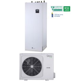 Midea MHA-V10W/D2N8-B-IWT M-thermal osztott, tartályos hőszivattyú (R32, 10kW, 1 fázis,190l)   Midea MHA-V10W/D2N8-B-IWT M-thermal osztott, tartályos hőszivattyú (R32, 10kW, 1 fázis,190l)