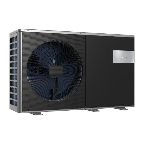 Midea MHC-V10W/D2N7-E30 monoblokkos M-Thermal (R290, 10 kW, 1 fázis, fűtőbetét 3 kW, fekete)