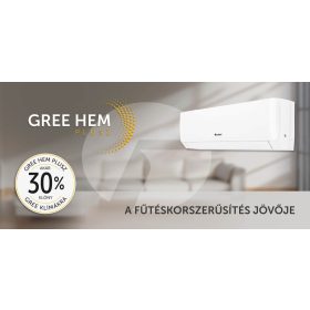 Gree Winter (GWH18AGD-K6DNA2W) oldalfali monosplit klíma (5,3 kW) - Gree HEM Plusz támogatással   Gree Winter (GWH18AGD-K6DNA2W) oldalfali monosplit klíma (5,3 kW) - Gree HEM Plusz támogatással