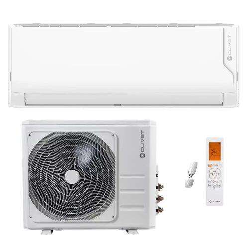 CLIVET Cristallo2 53 HEAT oldalfali monosplit klíma (5,3 kW, R32)
