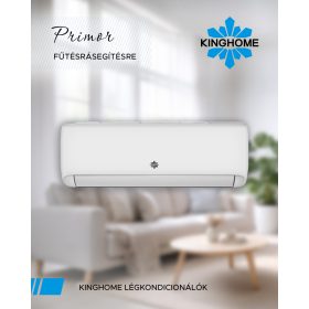   Kinghome Primor (KWH12AZBXB-K6DNA1F) oldalfali monosplit klíma 3,2 kW 